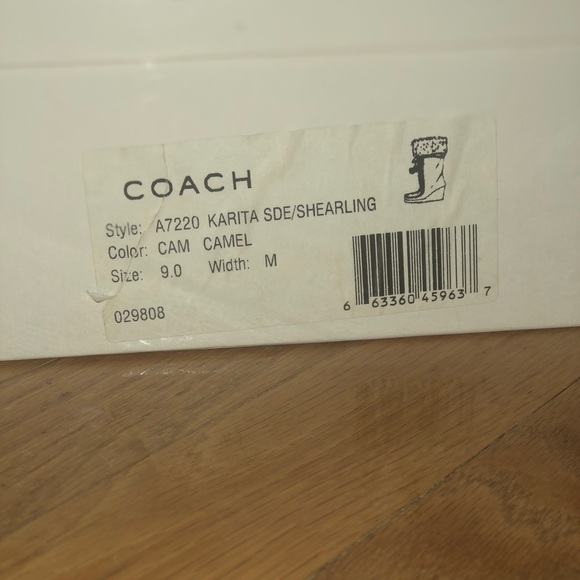 Karita suede/shearling coach camel boot! - Picture 3 of 5